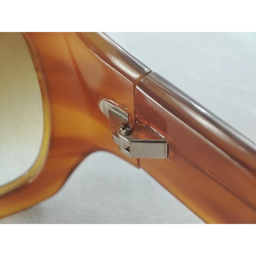Oliver‎ Peoples Athena SYC Oversized Sunglasses Striped Honey Amber Japan 62mm